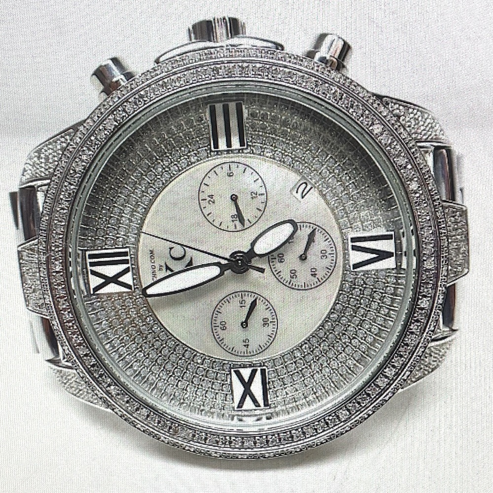 Techno Com By Kc Diamond Mother Of Pearl Stainles… - image 1